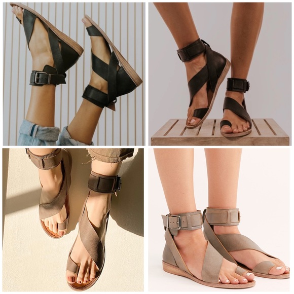 NWT Free People Vale Boot Sandals Black MSRP $168 - Picture 5 of 16